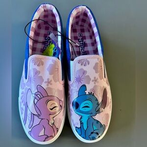 Disney Stitch and Angel 💜👟👟